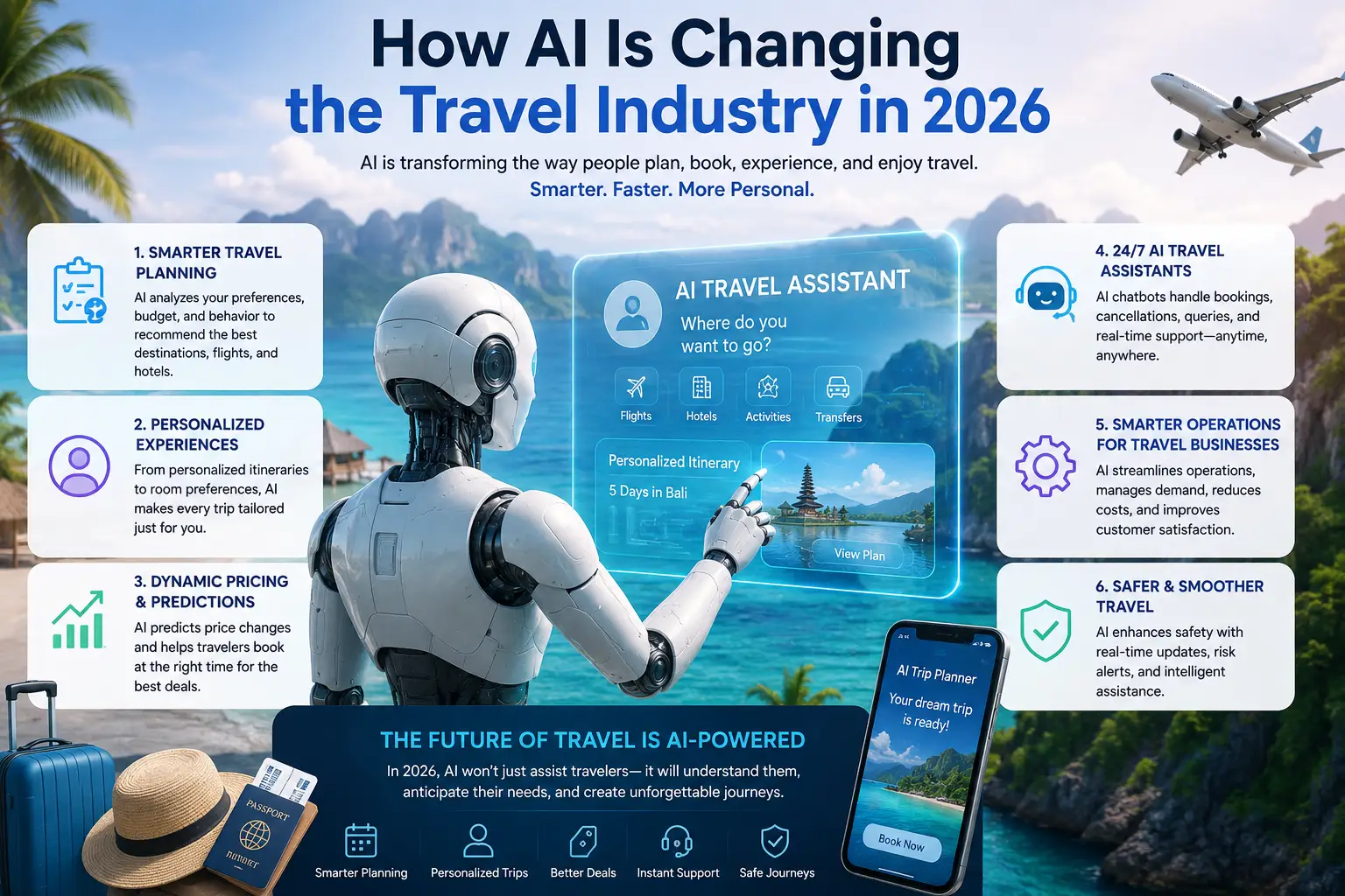 How AI is changing the travel industry - personalization, automation, and customer experience