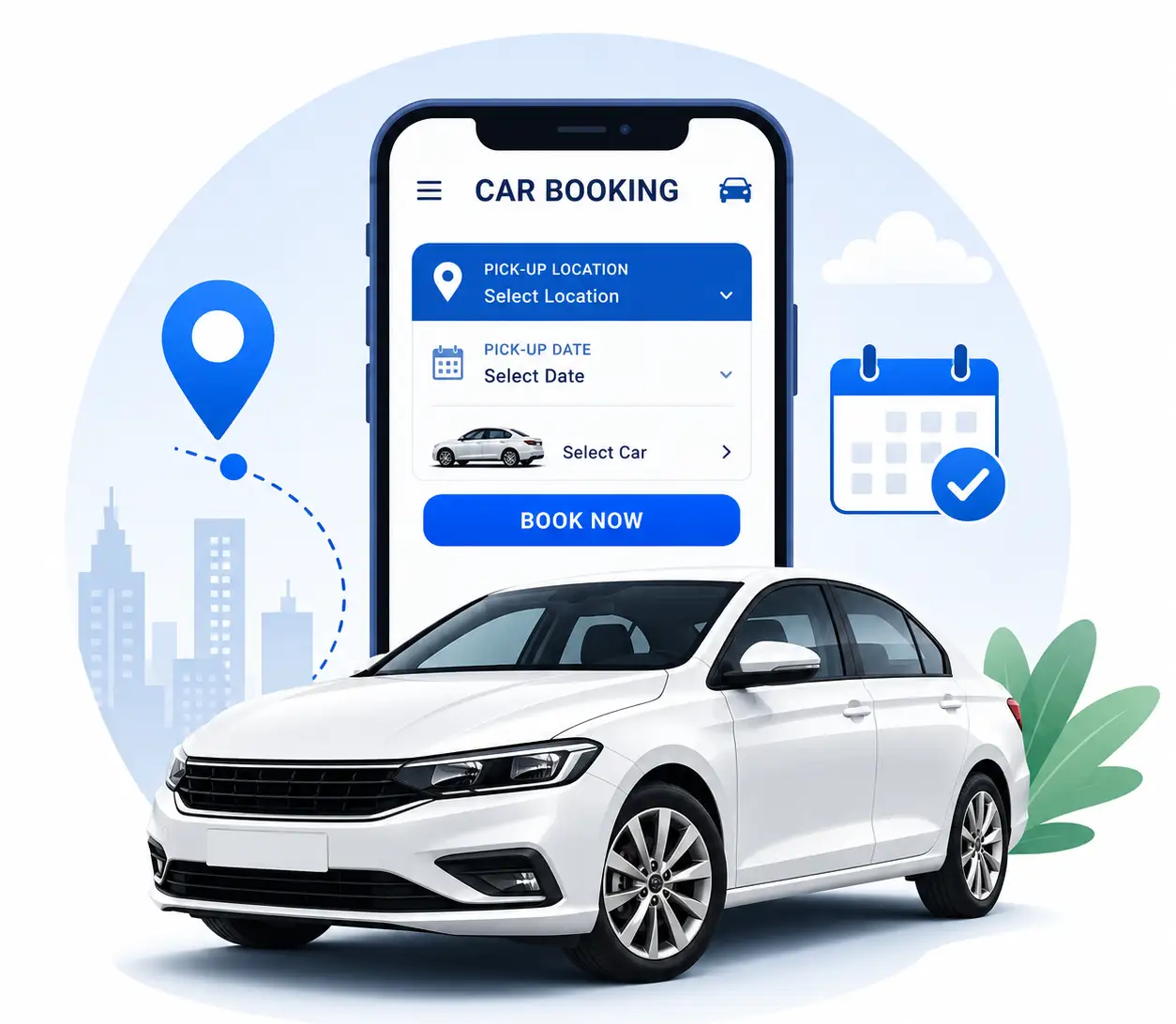 Online Car Rental Features