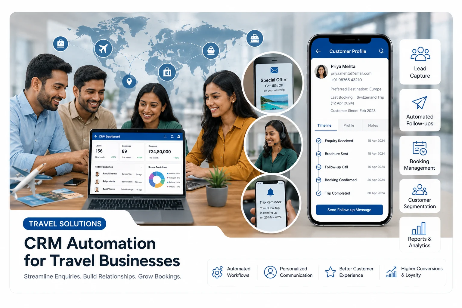 CRM Automation for Travel Businesses