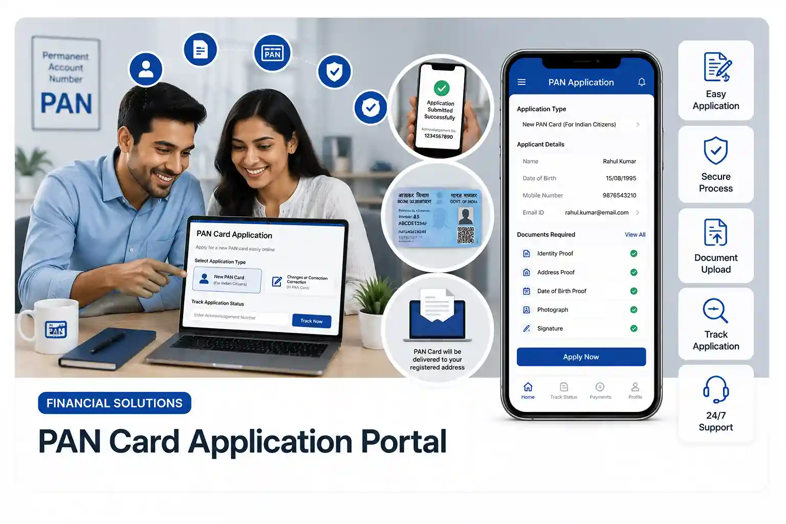 PAN Card Application Services