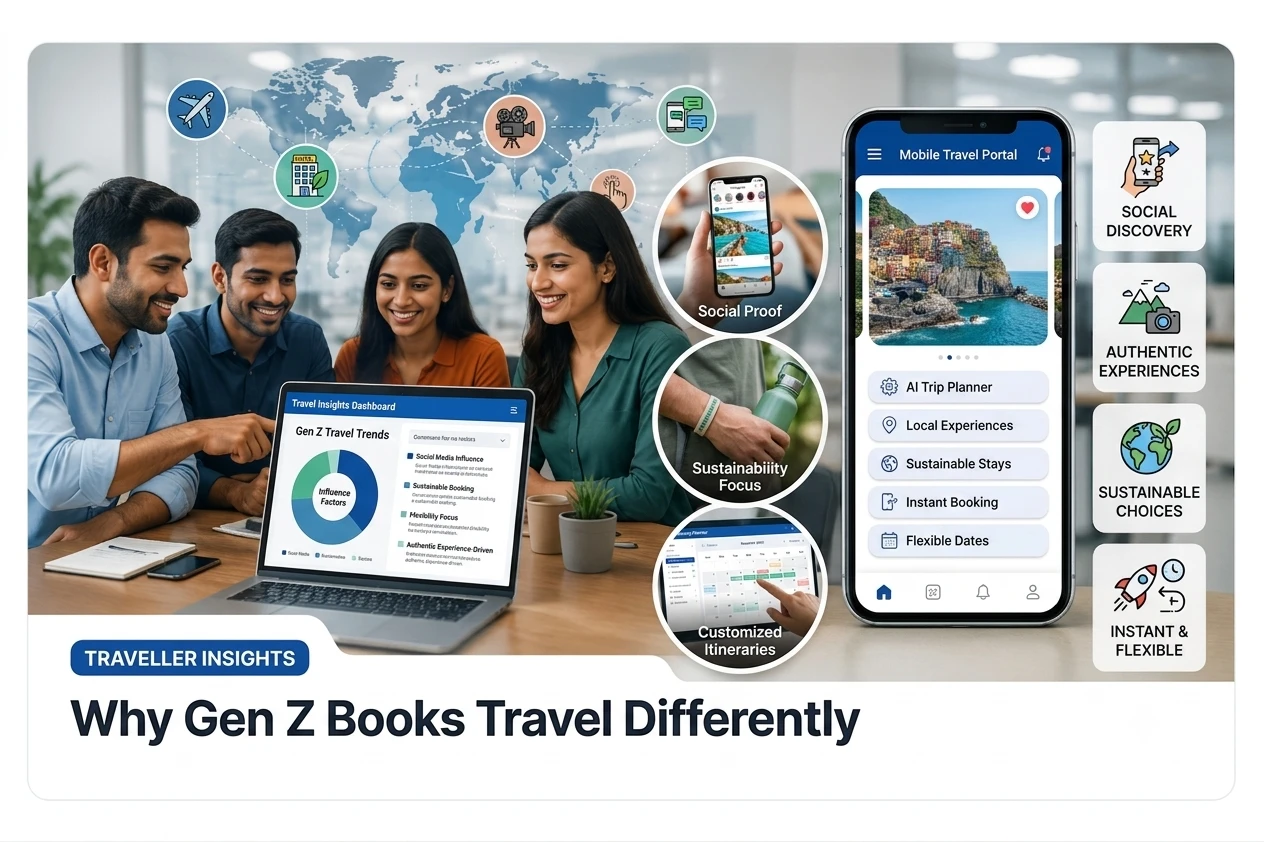 How Gen Z books travel differently